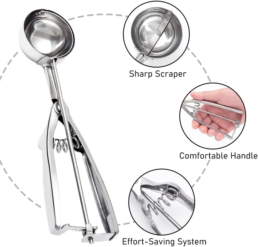 Ice Cream Scoop Stainless steel 1pc