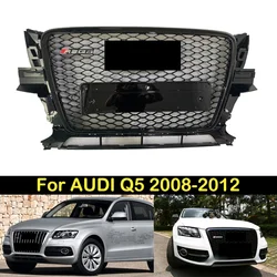 DECHO Front Bumper Grill Mask Radiator Grille Medium net For AUDI Q5 2008 2009 2010 2011 2012 Racing Grills AUTO GRILLE