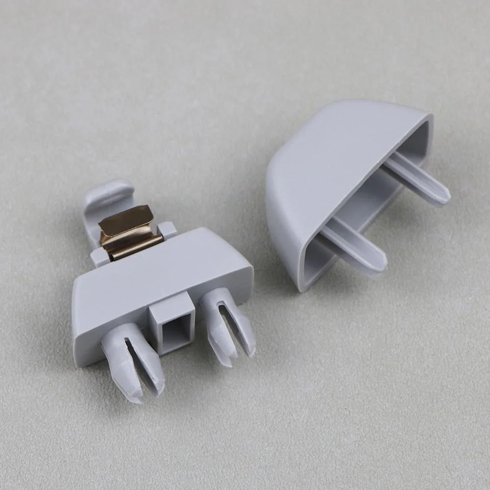6R0857561 Grey Plastic Sun Visor Clip Hook Holder For Vw Polo 6R Passat B7 Up Octavia Rapid Citigo 6Rd857561