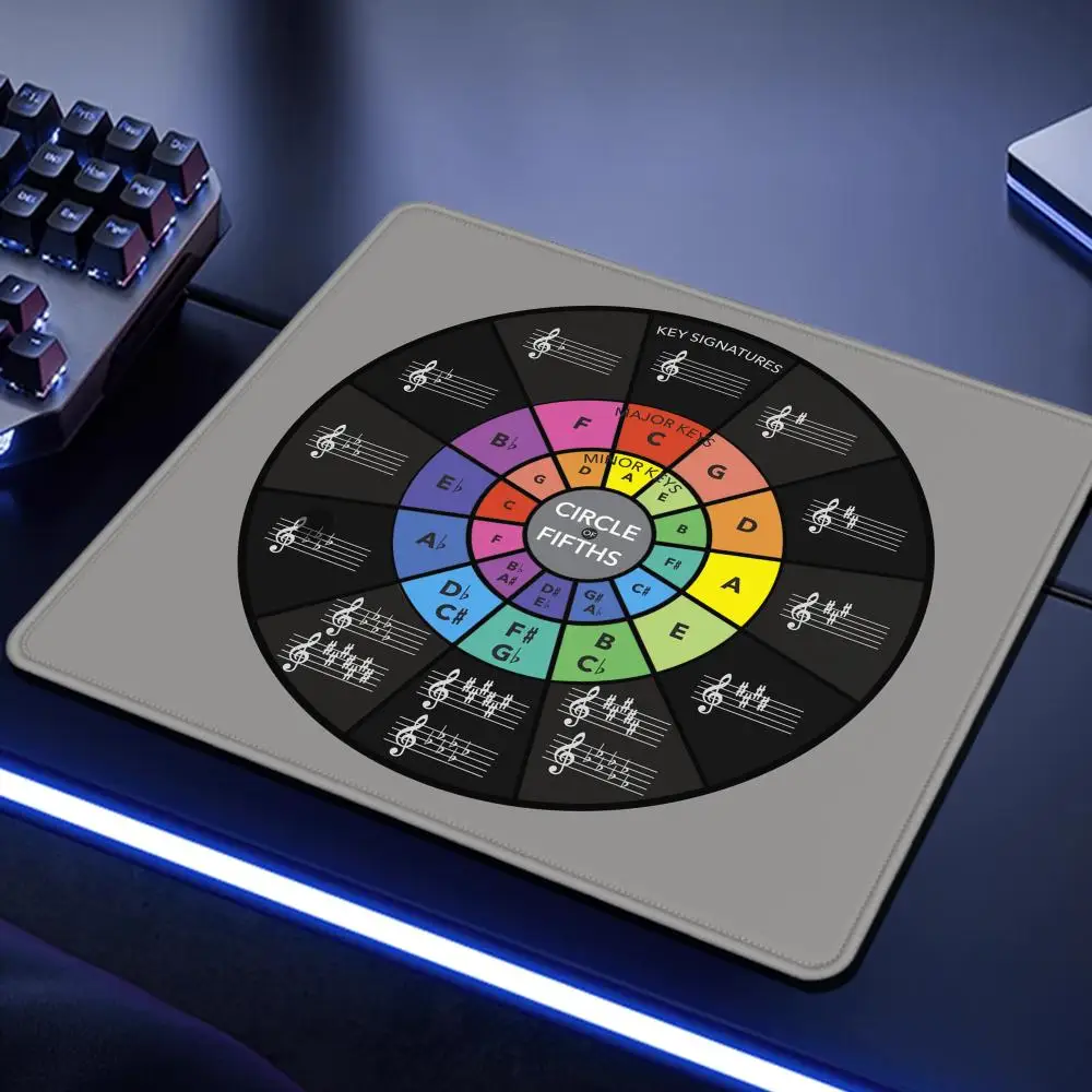 Music Theory Cheat Sheet Mouse Pad Small Mouse Pad Desktop Computer Keyboard Wireless Boy Girl Gift for Play games mouse pad gaming mousepad