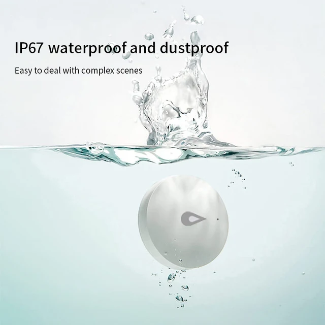 Tuya Zigbee water immersion sensor intelligent water leakage alarm sensing application remote control application reminder 2