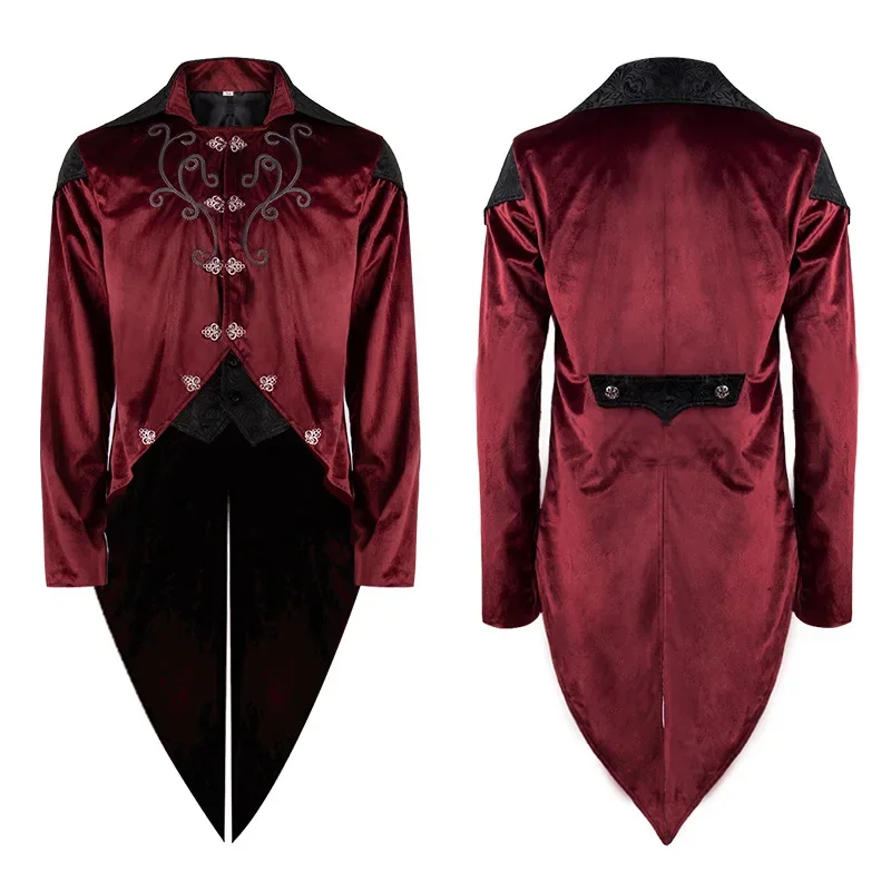 

New Court Gentleman Medieval Vintage Swan Suede Tuxedo