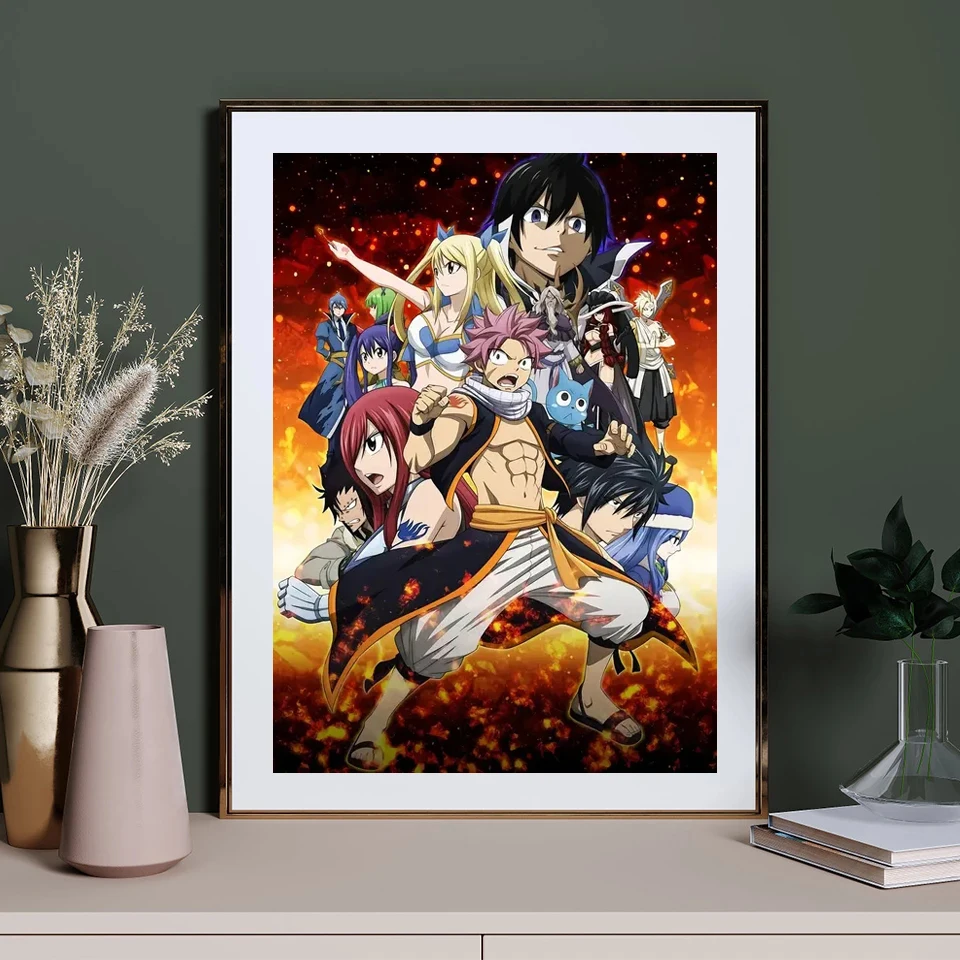 Full Diamond Painting Japanese Anime Fairy Tail DIY Embroidery