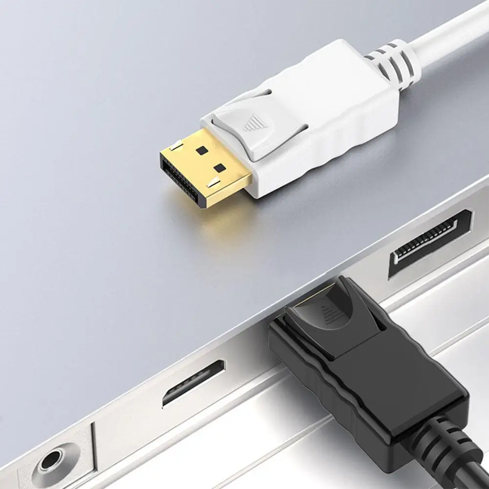 DP-HDMI 호환 데스크탑 그래픽 카드 디스플레이 디스플레이 포트 비디오 케이블, HDMI 4K 케이블, HD-깜박임 없음, A2Z8 호환
