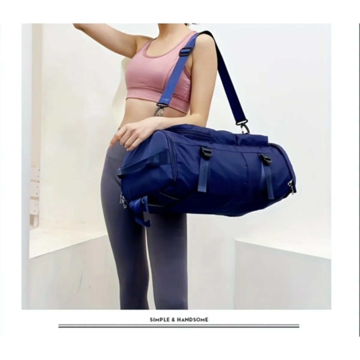Large Capacity Travel Backpack Single Shoulder Swiming Pack Outdoor Crossbody Hand Bags Casual Fitness Backpacks