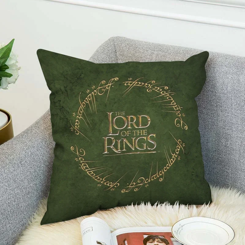 

L-Lord of the Rings Fall Pillow Cover 40x40 Cushions Home Decor Cushion Covers for Bed Pillows Decorative Pillowcases 50x50 Sofa