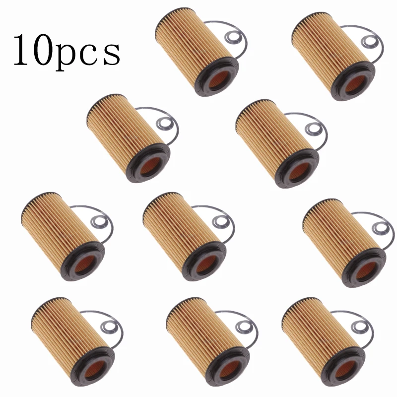 

10PCS Engine Oil Filter for Mercedes-Benz W204 W212 C63 C180 C200 C280 E200 E250 E300 E350 A6511800109 A6511800009 A6511840025