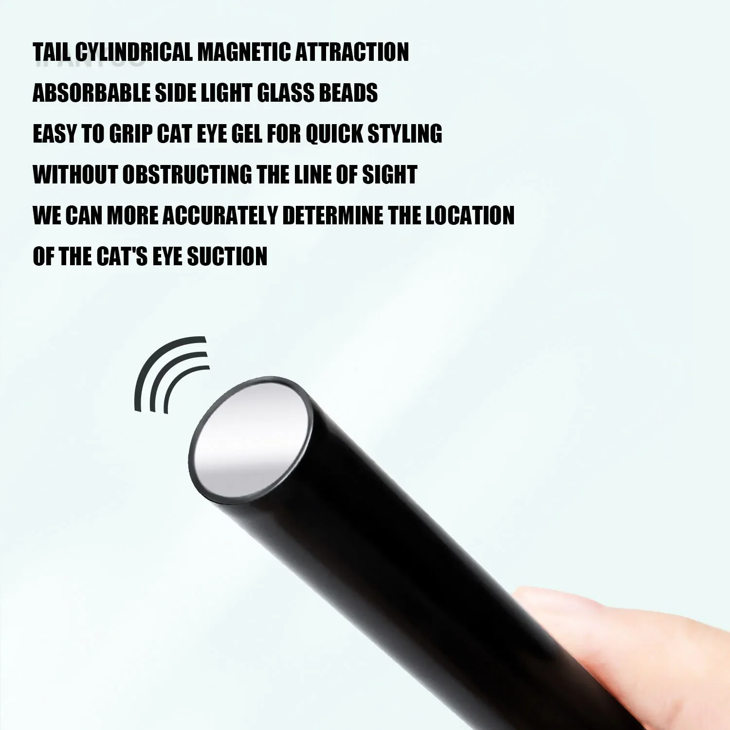Y-shape Strong Stick for Nail Cat Eye Double Head UV Gel Polish Nail Art Tool Effect Manicure Magnet Stick Manicure Tools Cat Eye Nail Tool Magnetic Nail Art Tools Magnetic Nail Pen Magnetic Nail Tools Nail Care Tools