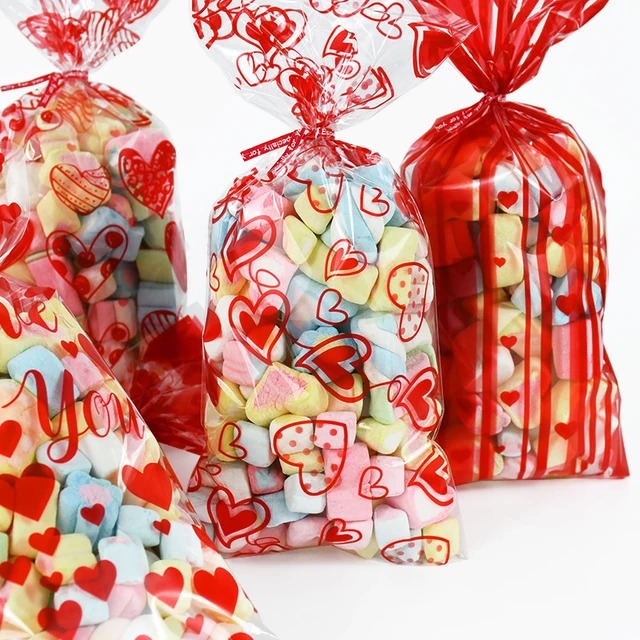 Candy Cellophane Bags OPP Plastic Treat Bags for Party Favors