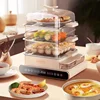 Electric steamer multifunctional household three-layer stainless steel large capacity steam box breakfast machine 1