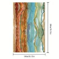 Nappe décorative avec imprimé texturé, couverture de table élégante pour salle à manger, fête, table basse, bureau et décoration intérieure 6