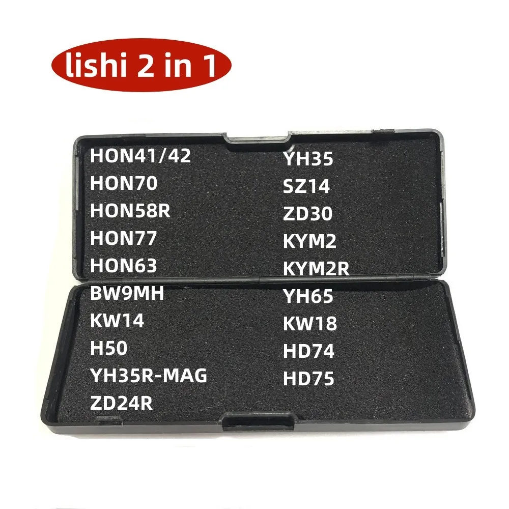 2 in 1 B111 CY24 DWO4R DWO5 F038 GM37 GM39 HU49 HU46 HU87 HON58R HON70 HYN11 HY15 HYN7R HY16 HY17 NSN11 NSN14 Hot Lishi Tool lishi tool hot lishi tool