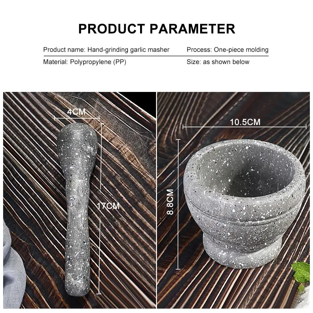 Household Grinder Pressing Garlic Mashed Garlic Mashing Pot Manual Mashing Medicine Pot Jujube Wood Pounding Stone Mortar salt and pepper grinder,nut spice grinder,herb grinder,potato masher,pepper grinder,herb spice grinder,malt grain grinder