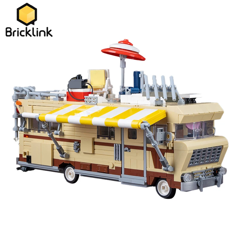 Bricklink Ideas Technical Car Movie Walking Deads Camper Van Dale Rv Creative Expert Bricks Set Building Blocks Giocattoli Per Bambini Regalo