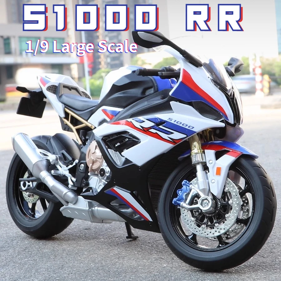 Motorbike Model BMW S1000RR White Sounds Lights, Toys \ Motorcycles