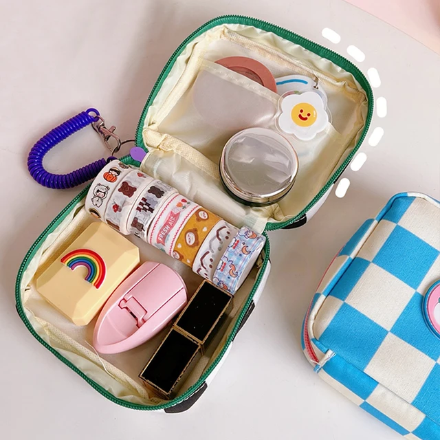 Lányok Tampon Tároló Táska Szervező Hölgyek Sminktáska Egészségügyi Pad Tasak Szalvéta Kozmetikai Táskák Tartó - Image 3