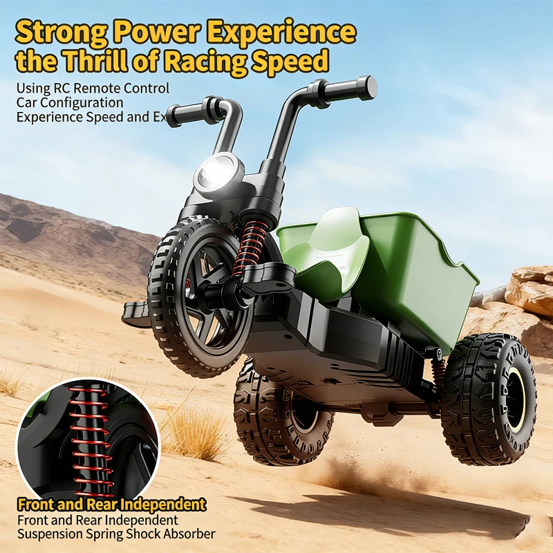 Voiture RC Lamb Tricycle 2.4GHz - Accélération Proportionnelle, Drift