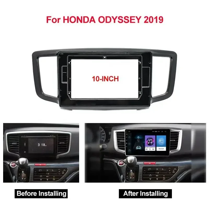 

Рамка для автомобильной стереосистемы, адаптер для Honda Odyssey 2019-2020 10,1 дюйма, большой экран, 2Din, комплект для панели приборной панели
