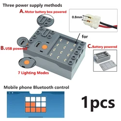 DIY LED Remote Control Building Block Lighting Set (Master Machine 1pcs)