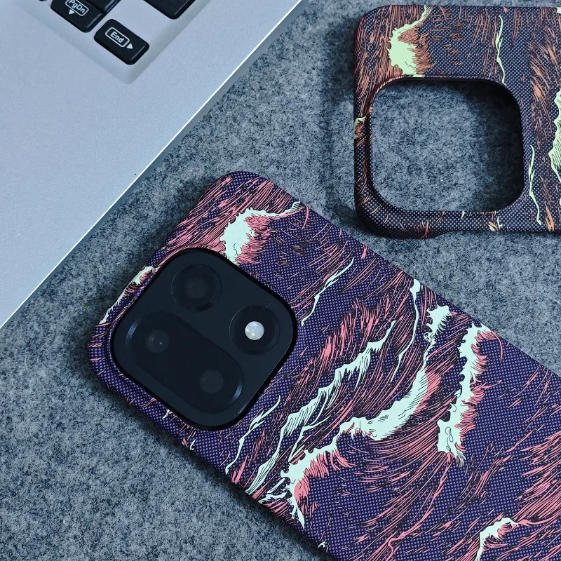 Floral Wave Pattern Lightweight Hard Case