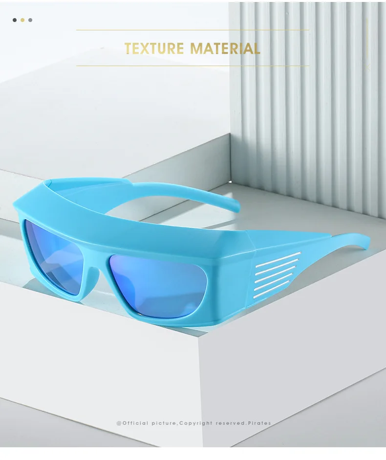 ZLY 2022 New Fashion Wrap Sunglasses Women Men PC Gradients Lens Frame Hiking Travel Casual Style Solid Vintage Eyewear_voghion.com