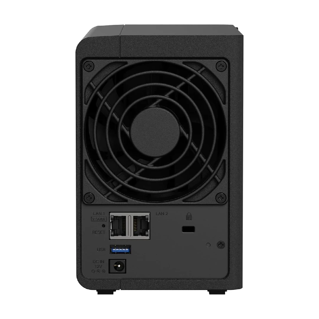 시놀로지 DS225+ 2베이 디스크스테이션 플러스 시리즈 인텔 셀러론 J4125 쿼드코어 2GB 논-ECC DDR4 SODIMM 최대 6GB로 업그레이드 가능 (디스크 미포함)