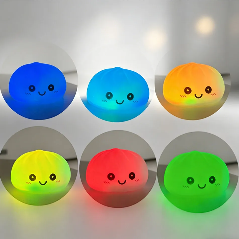 Colorful LED Glowing Dumpling Mood Décor – A Sweet Gift