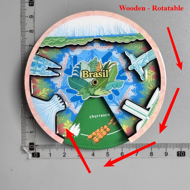 Brazilië Sao Paulo Koelkast Magneet Koelkast Stickers Collectie Decoratieve Magneet Reizen Souvenir Hartvormig Kristal Glas