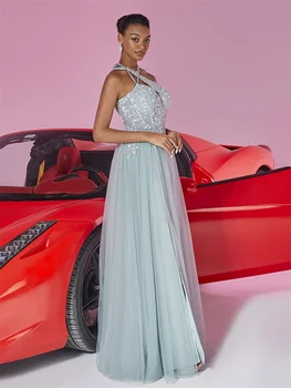 فساتين سهرة شيفون أنيقة للنساء فاخرة حورية البحر رسمية لوصيفة العروس وحفلات الزفاف ماكسي للحفلات الراقصة فستان كوكتيل 3