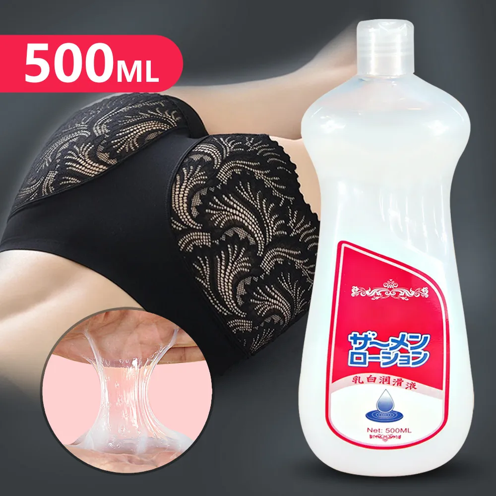 Sex Semen 200Ml/300Ml/500Ml Lubrificante Anale Per Donne Uomini Crema Sessuale Gel A Base D'Acqua Vagina Massaggio Orale Olio Lubrificante Per Coppie
