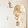 Nordic Style Children's Room Preschool Photography Agency Home Decor Items Hand-woven Rattan Hot Air Balloon 2