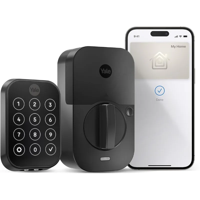

Assure Lock 2 Plus with Apple Home Keys (Tap to Open) and Wi-Fi - Black Suede sheds for storage US(Origin)