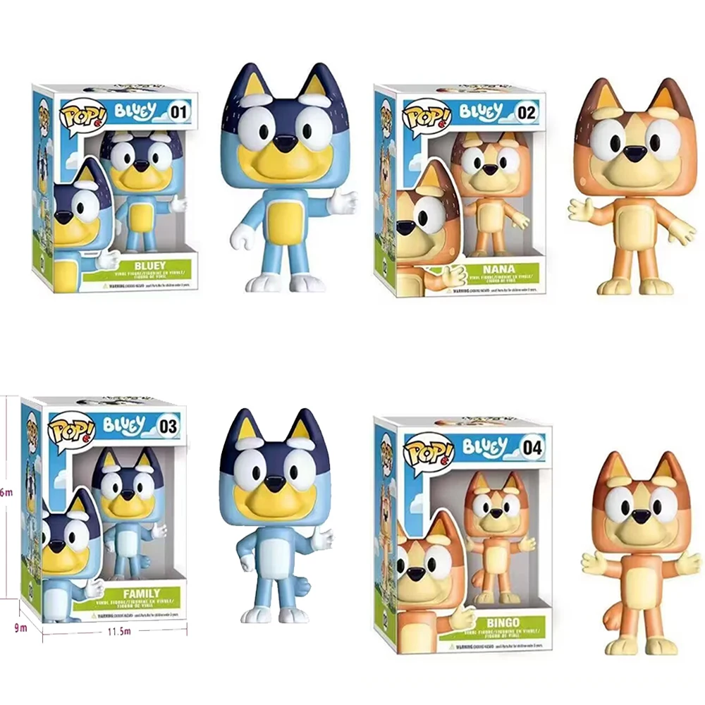 Bluey & Bingo Play Figures, 2pcs.