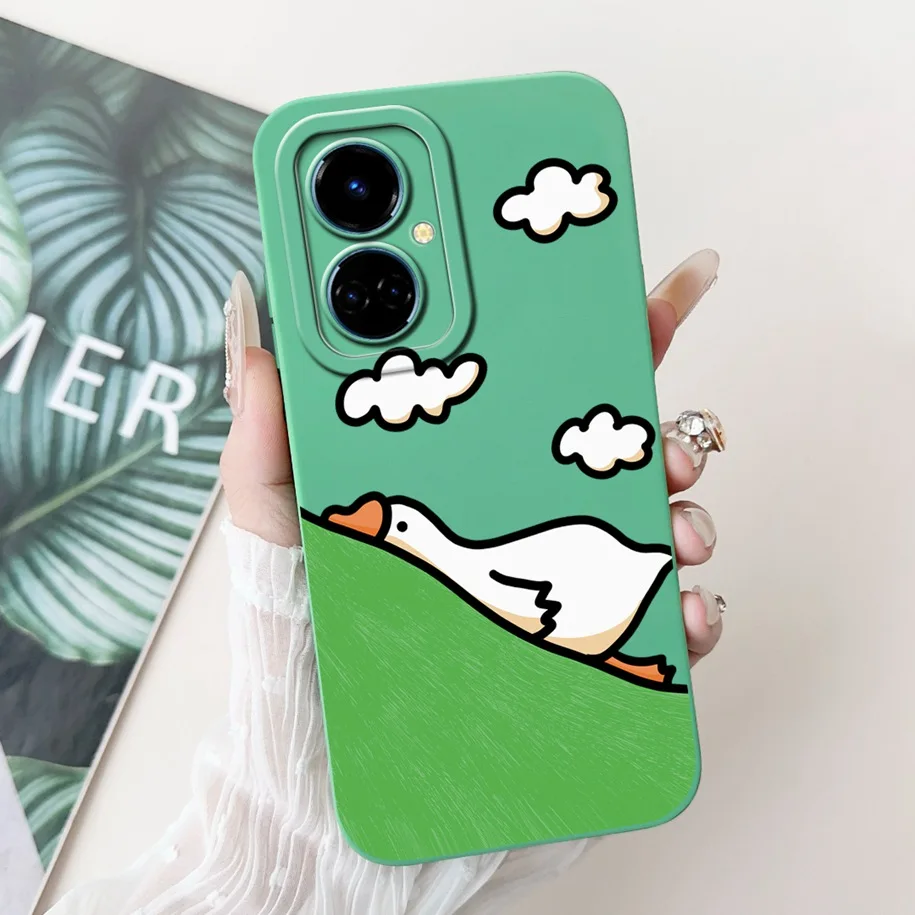 Cute Cartoon Camera Protection Matte Soft Phone Case Cover
