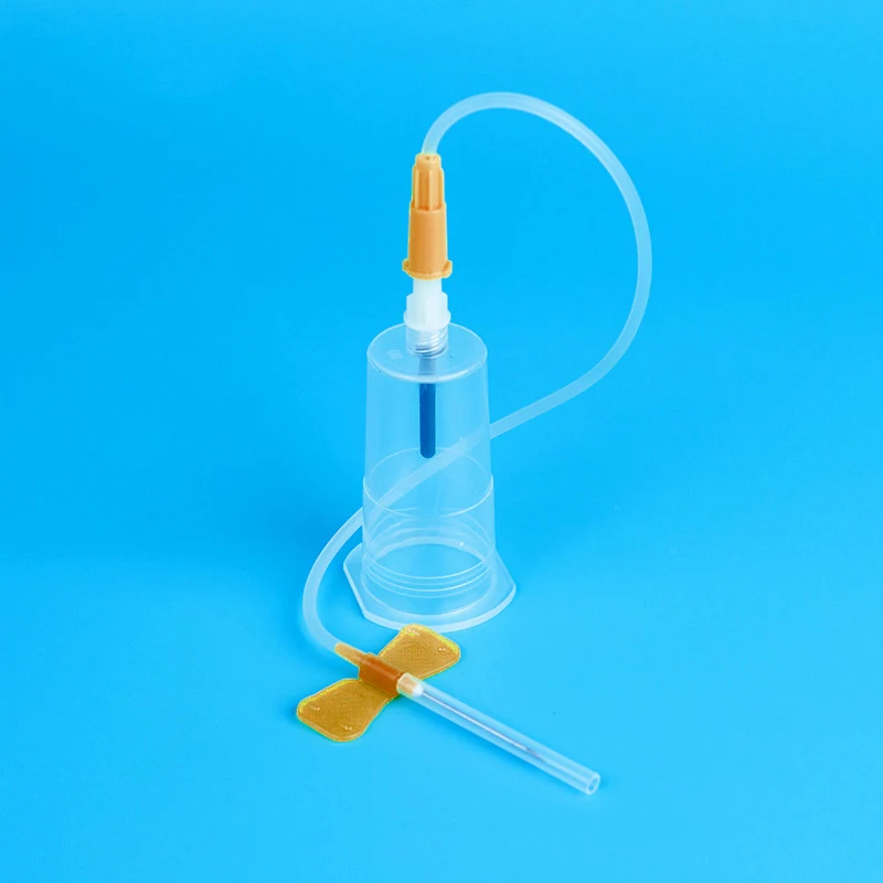 Disposable Blood Collection Needle 50pcs Disposable Scalp Safety Blood Collection needle 50pcs Plastic Needle holder Combination Pet Medical
