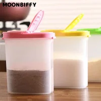 2024 Food Storage Box Clear Container Set with Pour 2 Lids Kitchen Food Sealed Snacks Dried Fruit Grains Tank Storage Cereal Box 1