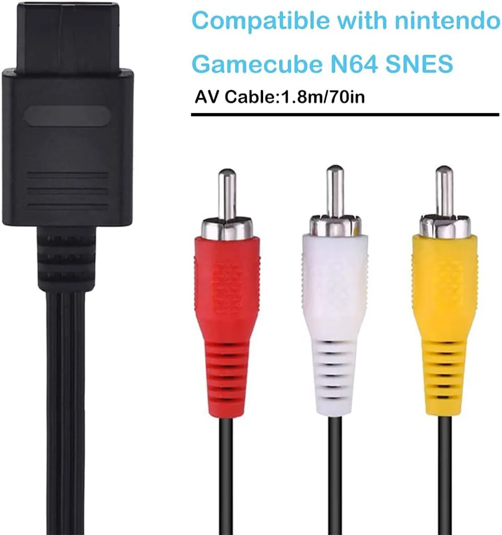 AC Power Supply for Gamecube AV Composite Cable Cord Compatible with Gamecube NGC Console power supply game console power adapter power adapter switching power supply