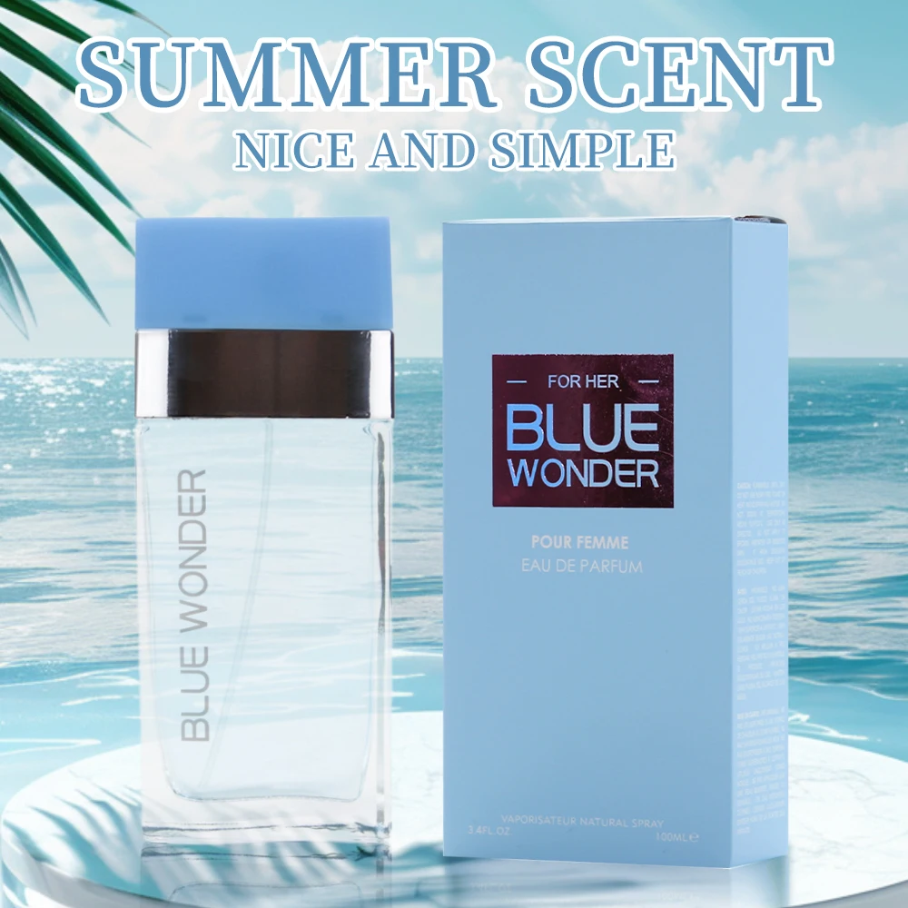 3.4 Oz Women's Eau De Toilette Spray, Long-lasting Perfume, Apple, Sicilian Lemon, Cedar, Campanula, Very Suitable For Dating, D_voghion.com