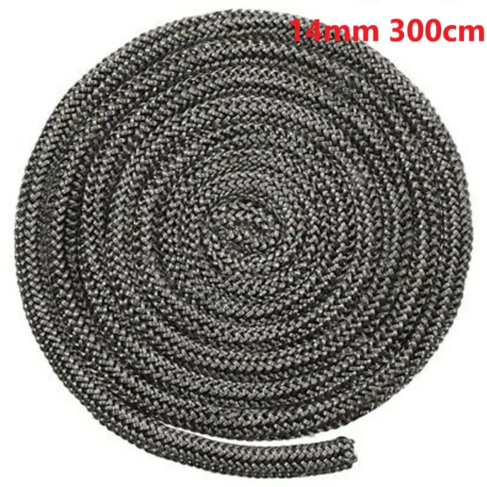 

300cm Fireplace Sealing Rope Self-Adhesive Wood Burnere Door Gasket Tape Wood Burning Burnere Log Burner Door Sealing Cord