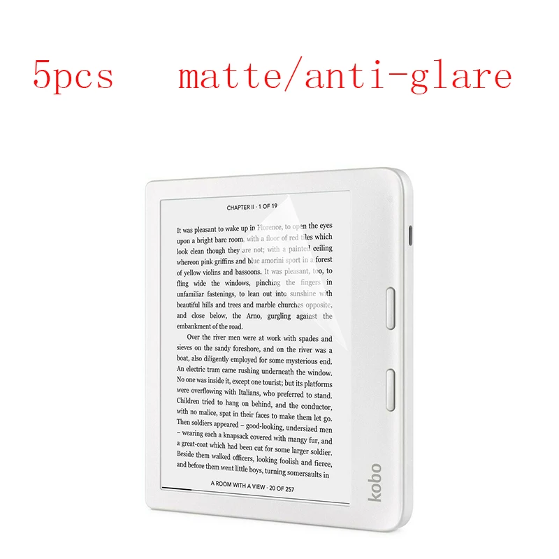 Protetor de Tela Lcd Anti-reflexo Protetor de Tablet para Kobo Libra H2o Kobo Libra Kobo Sage Pcs em Pacote