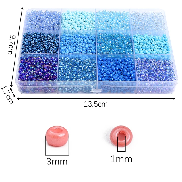 6000PCS Colorful Rice Bead Set 4