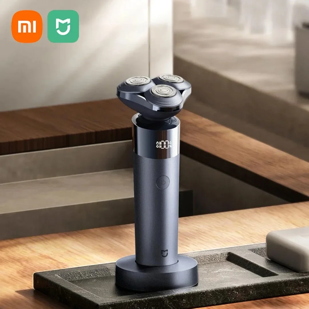 男性用ポータブル電気シェーバーxiaomi-mijia-s302タイプc充電90分の使用全身防水