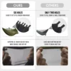 Camping Hammock with Net and Rain Fly Rhombus Waterproof Tarp Tent Shade Outdoor  Hammock Portable Hammock with Mosquito Net 4