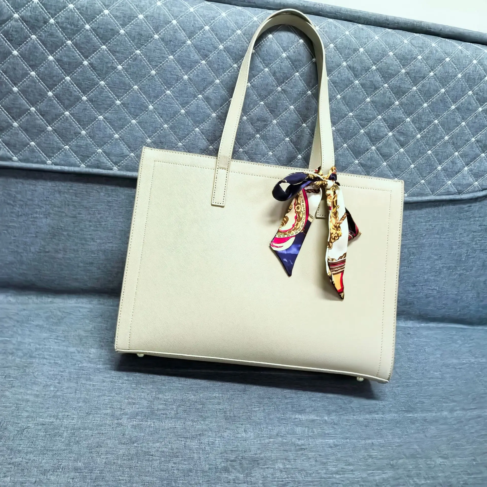 Borsa tote grande alla moda da donna – Borsa a tracolla multiscomparto, elegante borsa per pendolari per lavoro e uso quotidiano - immagine 6