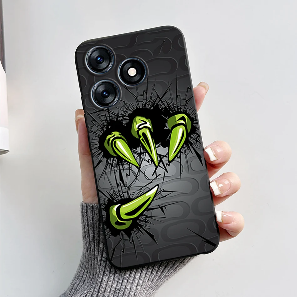 Fashion Marble Silicone Black Soft Phone Case - 2023 Edition