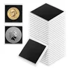 Half Dollar Coin Organizer Boxes 30Pcs/Set Coin Snap Holders Silver Dollar Coin Holders Collection Display Acrylic Cases 1