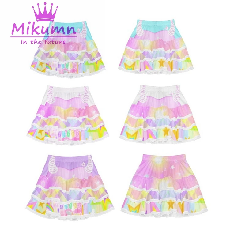 Short À Volants En Dentelle Pour Femme Y2K Lolita Bloomers Fairy Lace Trim Ruffle Layered Panties Bottoms Short Taille Haute(White,XS