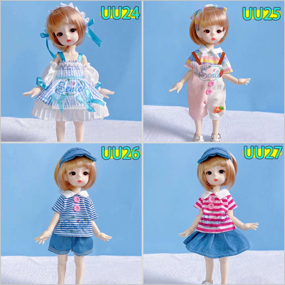 Neue Prinzessin Kleid Für bjd Puppe 30 cm Mode Lässig Anzug Rock Puppe 1/6 Kleidung für Kinder DIY Mädchen Spielzeug – Detail 6