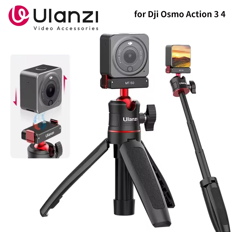 Supporto Magnetico A Sgancio Rapido Per DJI Osmo Action 5 Pro/4/3/360 – Adattatore Con Base Doppia In Silicone, Accessori - 3