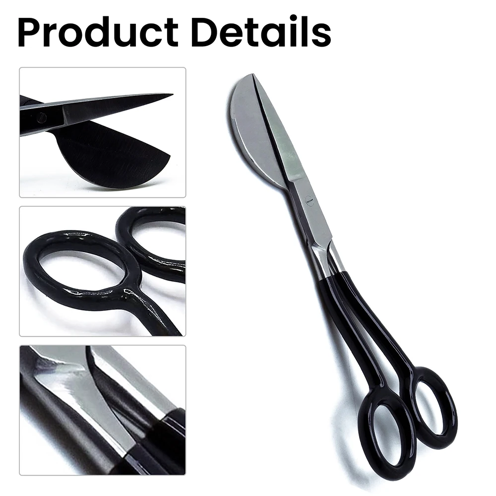 Duckbill Blade Scissors Tufted Carpet Soft Rubber Handle Precision Applique  Craft Household Sewing Crafting Shears Sharp